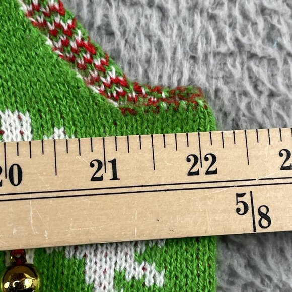 Men’s Ugly Christmas Sweater Vest Sam Samuel Adams Beer Jingle Bells Medium - Picture 6 of 7